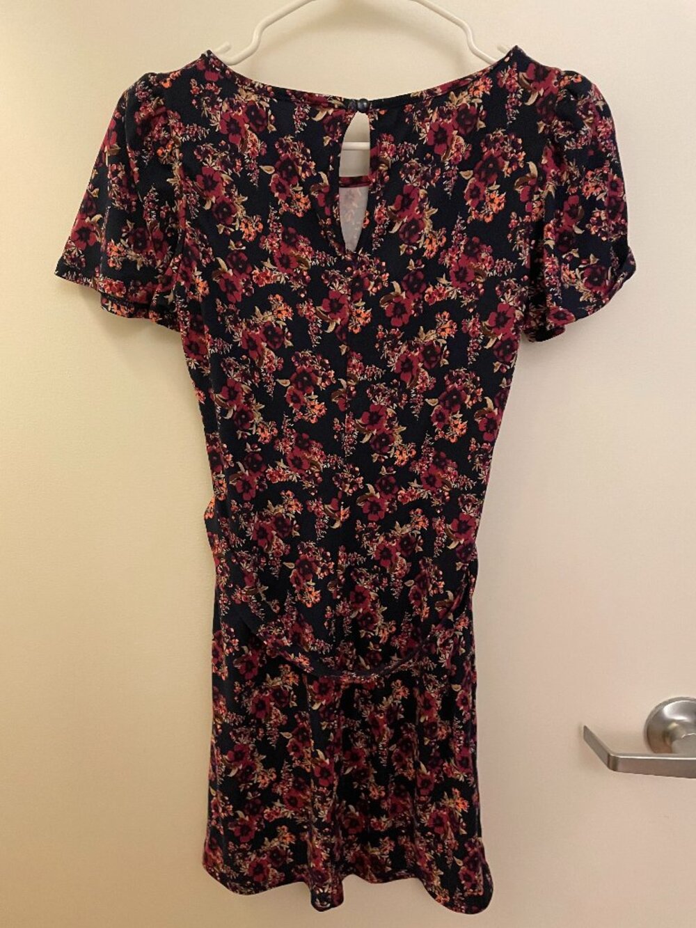 XS Floral rose lightweight summer dress